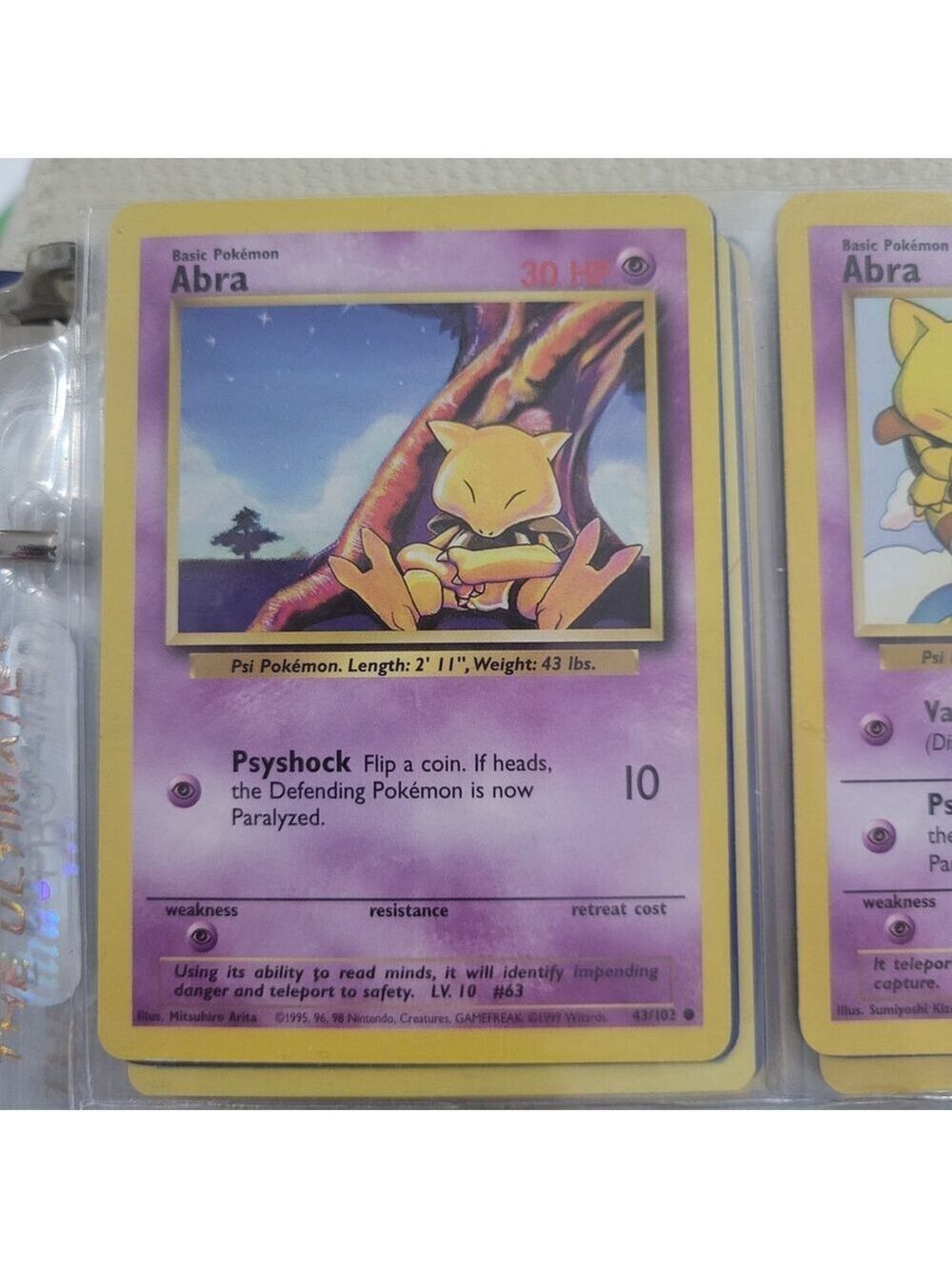 Pokemon Abra Card